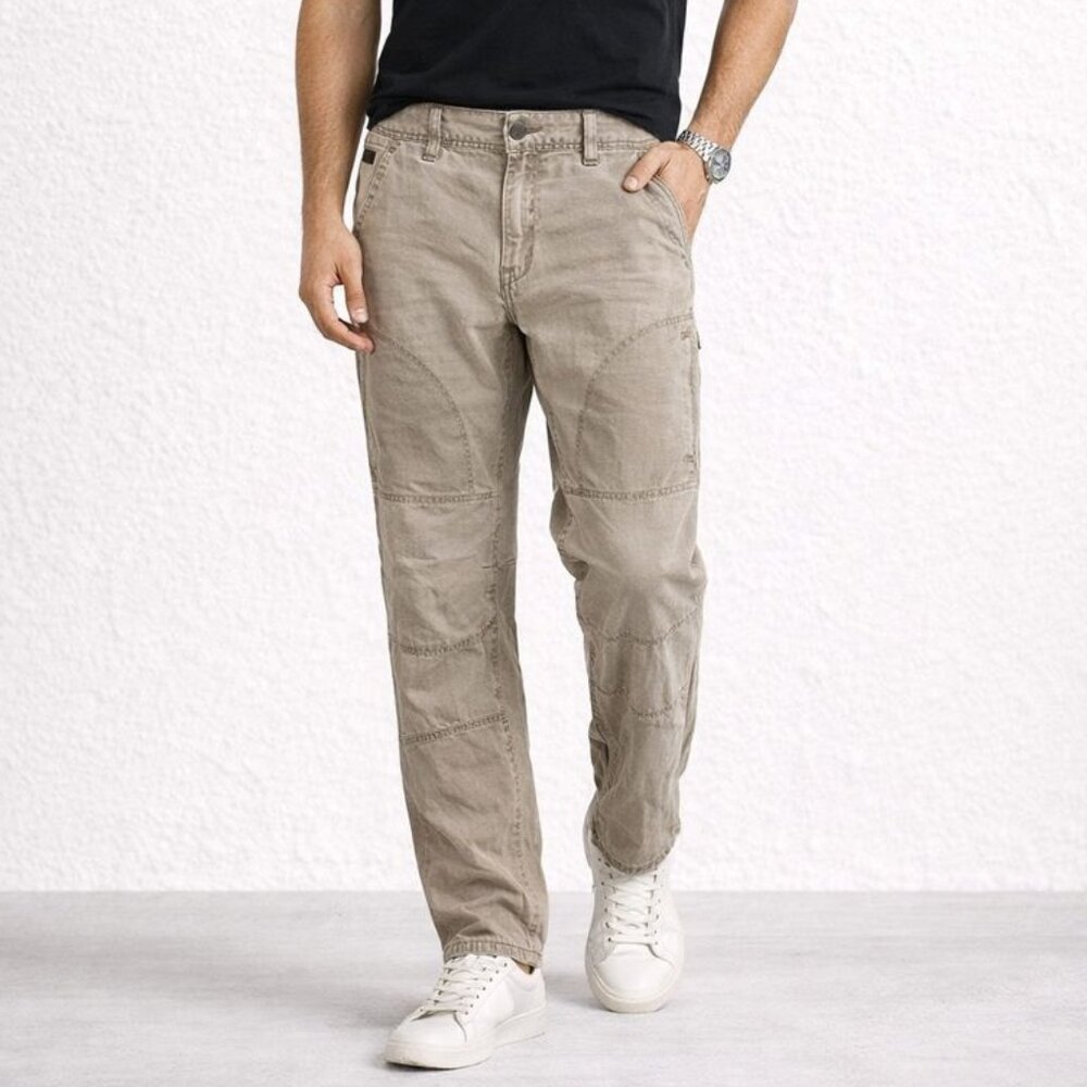 KUHL Khaki Utility Outdoor Pants Size 32x32 Hiking Travel Workwear